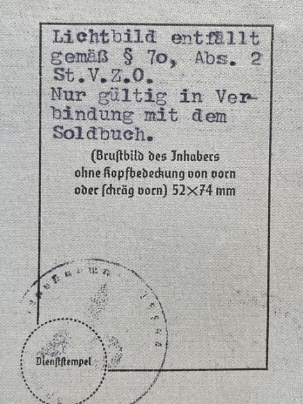 Original WWII German Armed Forces Driver License, Wehrmacht-F³hrerschein — image 6