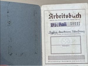 Original Nazi Era German Arbeitsbuch, 2nd Type