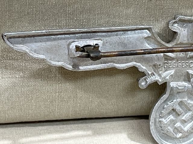 Original Nazi Era German NS-RKB Members Breast Eagle — image 7