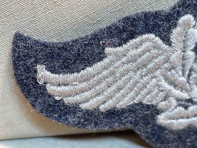 Original WWII German Luftwaffe Flight Technical Personnel's Career Sleeve Insignia — image 3