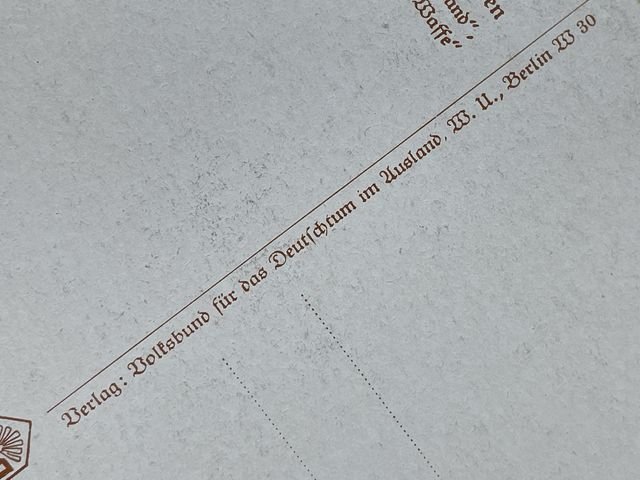 Original WWII German Personality Postcard, U-Boat Kapitðnleutnant Schiltze — image 8