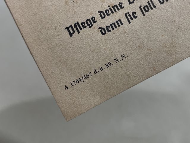 Original WWII German People's Gas Mask Instruction Pamphlet, Volksgasmaske — image 11