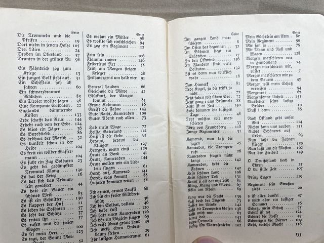 Original WWII German Military Pocket Song Book, Morgen marschieren wir — image 10