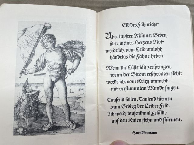 Original WWII German Military Pocket Song Book, Morgen marschieren wir — image 9