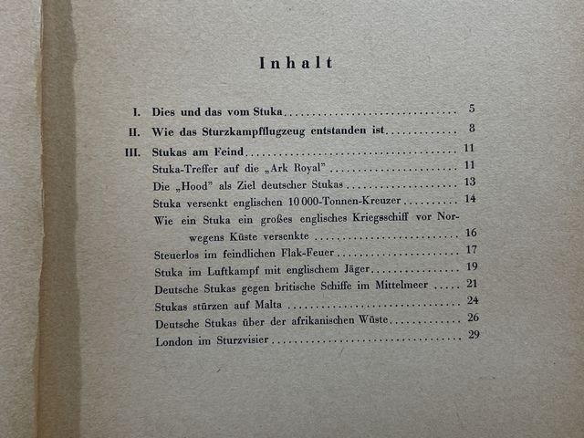 Original WWII German Dive Bombers Book, Flieger stürzen vom Himmel — image 6