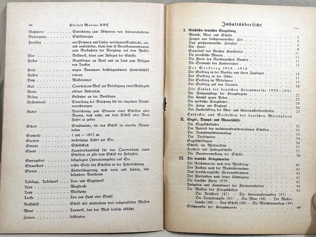 Original WWII German Sailor's Primer for German Youth Book, SEEFAHRT-FIBEL — image 15