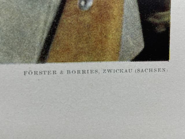 Original WWII German Military Themed Color Print, Cigarette Break for the Motorcyclists — image 9