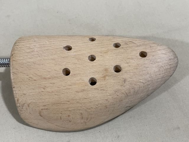 Original WWII Era German Spring-Loaded Boot Forms, Pair — image 8