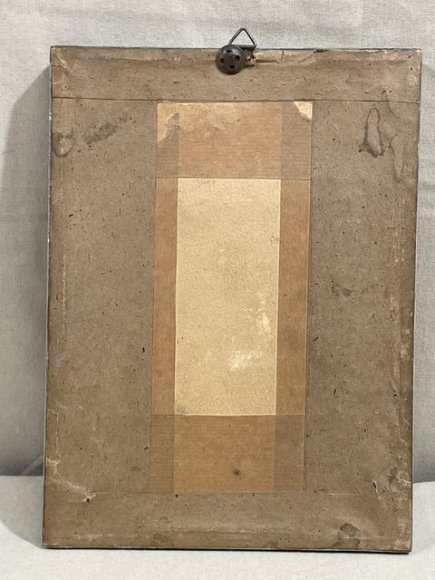 Original WWII German Framed KM Coastal Artillery Soldier's Photograph & Death Notice — image 9