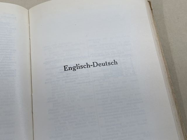 Original WWII German Soldier's German-English / English-German Pocket Dictionary — image 11