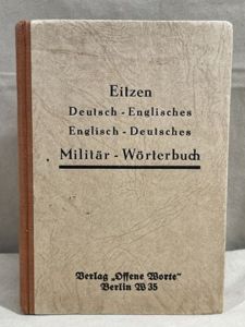 Original WWII German Soldier's German-English / English-German Pocket Dictionary