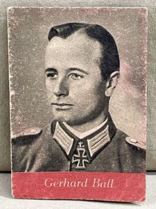 Original WWII German WHW Donation Booklet, Ritterkreuztr‰ger Gerhard Ball