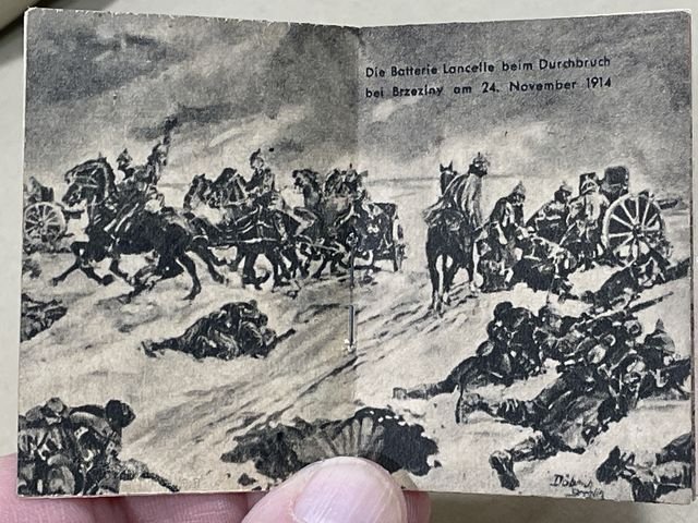 Original WWII German WHW Donation Booklet, Ritterkreuztr‰ger Otto Lancelle — image 4