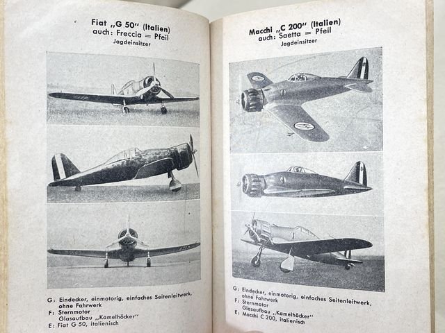 Original WWII German The War Planes of Germany, Italy & England Book, Kriegsflugzeuge — image 14