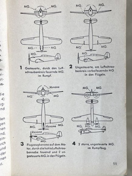 Original WWII German The War Planes of Germany, Italy & England Book, Kriegsflugzeuge — image 7