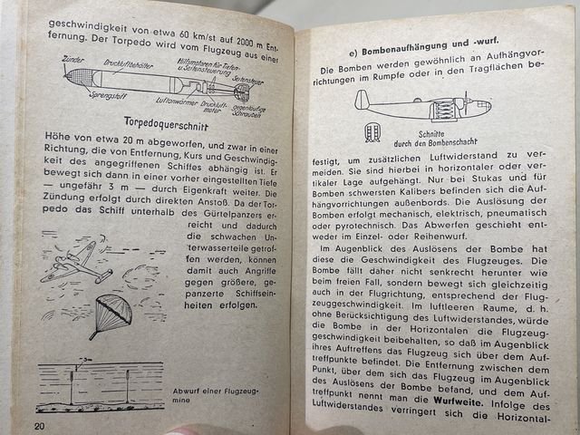 Original WWII German The War Planes of Germany, Italy & England Book, Kriegsflugzeuge — image 9