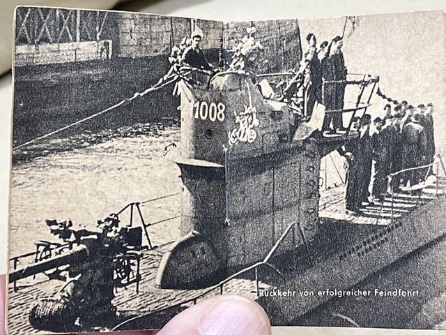 Original WWII German WHW Donation Booklet, Ritterkreuztrðger Engelbert EndraÔ — image 4