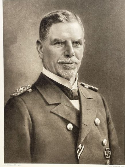 Original WWII German Kriegsmarine (Navy) Personality Print, Vizeadmiral Graf von Spee — image 2