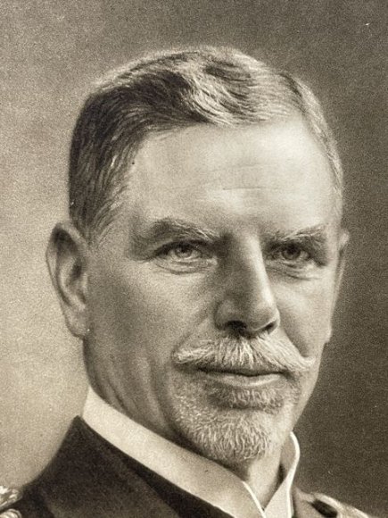 Original WWII German Kriegsmarine (Navy) Personality Print, Vizeadmiral Graf von Spee — image 3