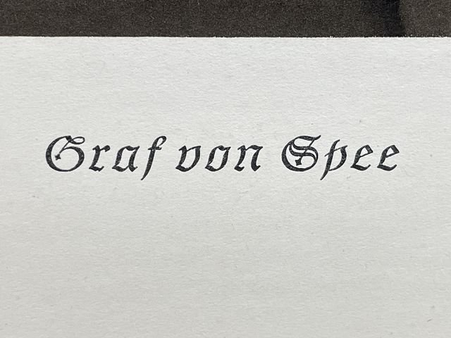 Original WWII German Kriegsmarine (Navy) Personality Print, Vizeadmiral Graf von Spee — image 7
