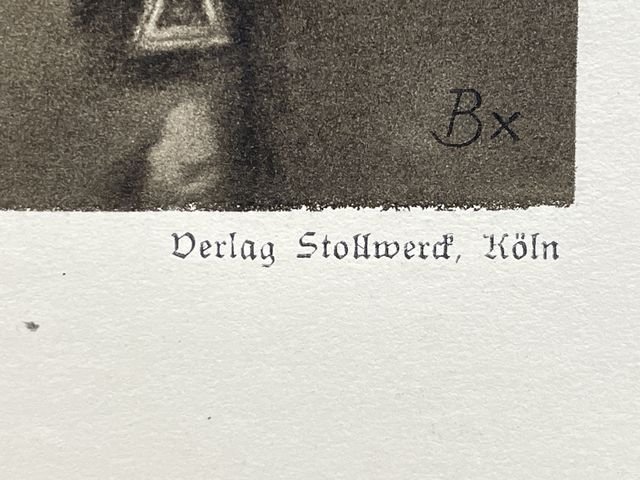 Original WWII German Kriegsmarine (Navy) Personality Print, Vizeadmiral Graf von Spee — image 9