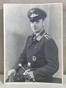 Original WWII Era German Luftwaffe NCO Soldier's Photograph, Pilot with …