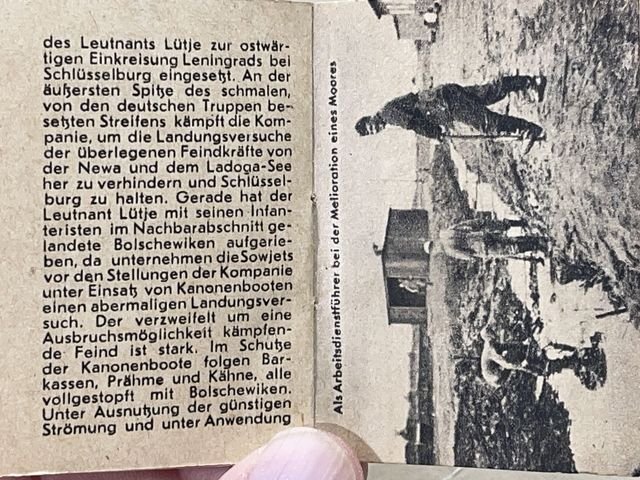Original WWII German WHW Donation Booklet, Ritterkreuztrðger Heinz-J■rgen L■tje — image 5