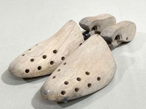 Original WWII Era German Adjustable Boot Forms, Pair