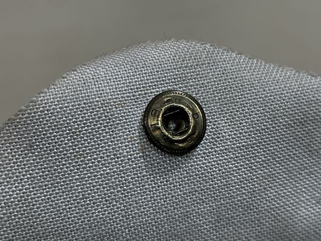 Original WWII German Gray Synthetic Leather Goggles CASE, Unissued — image 10