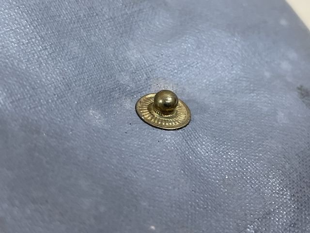 Original WWII German Gray Synthetic Leather Goggles CASE, Unissued — image 8