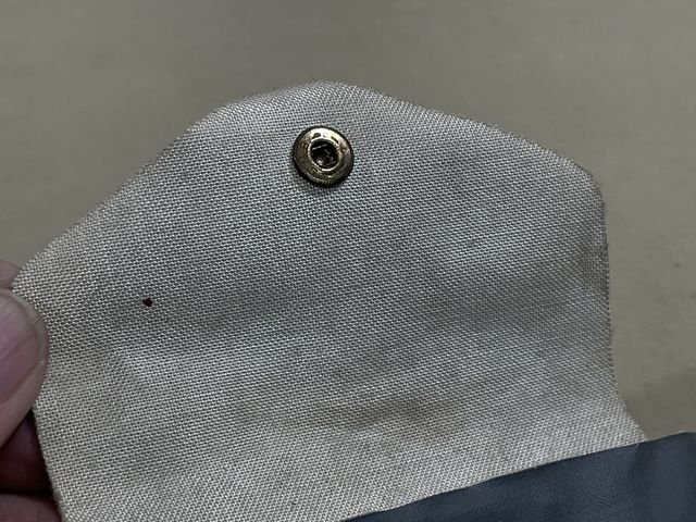 Original WWII German Gray Synthetic Leather Goggles CASE, Unissued — image 9