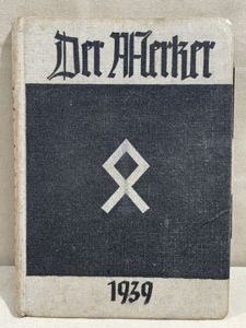 Original WWII German The Flag Pocket Journal/Information Book, Der Merker