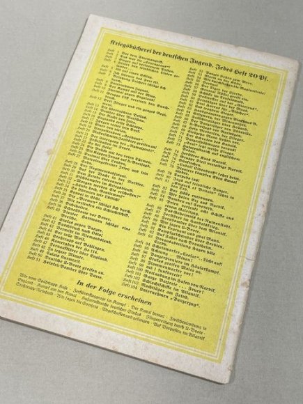 Original WWII German War Library of the German Youth Book, Schlachtschiffe im Atlantik — image 2