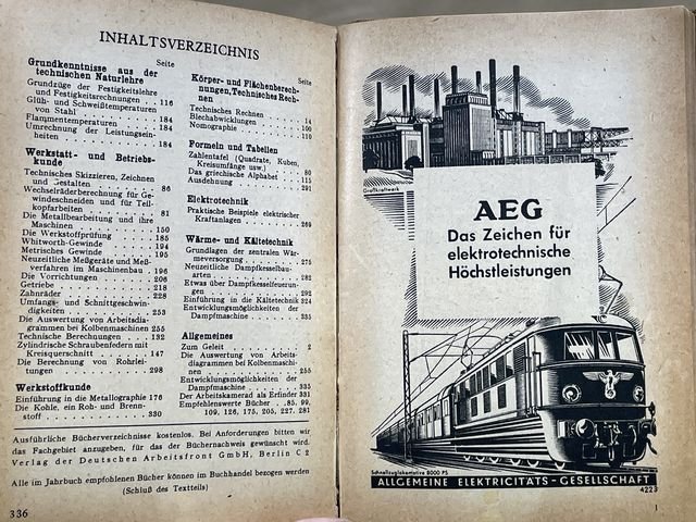 Original WWII German DAF Book, 1942 Year Book for German Metal Workers — image 13