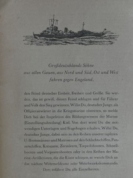 Original WWII German War Library of the German Youth Book, Auf Feindfahrt in nordischen Gewässern — image 10