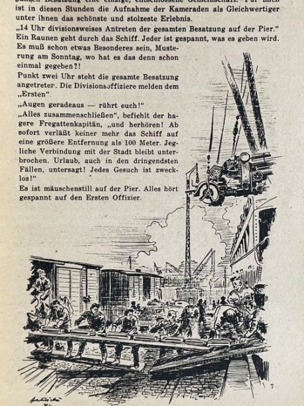 Original WWII German War Library of the German Youth Book, Auf Feindfahrt in nordischen Gewässern — image 6