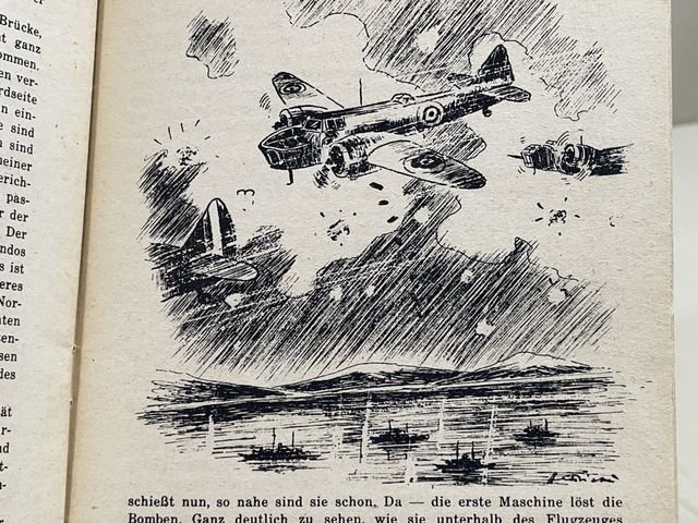 Original WWII German War Library of the German Youth Book, Auf Feindfahrt in nordischen Gewässern — image 8