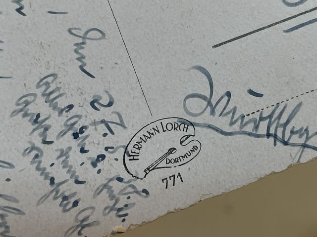 Original Nazi Era German Postcard, Greetings from the Senne — image 5