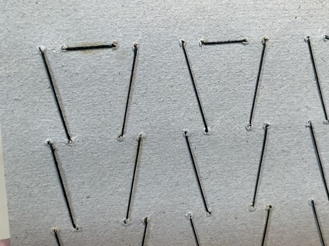 Original WWII Era German Card of Black Plastic Buttons — image 6