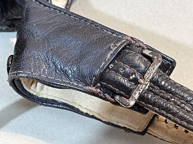 Original WWII German Luftwaffe Winter Flight Helmet, Size 54 — image 15