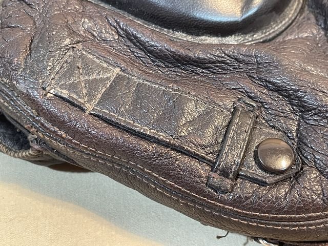 Original WWII German Luftwaffe Winter Flight Helmet, Size 54 — image 24