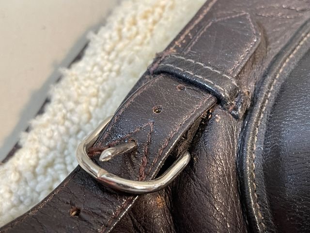 Original WWII German Luftwaffe Winter Flight Helmet, Size 54 — image 28