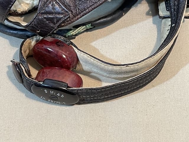 Original WWII German Luftwaffe Winter Flight Helmet, Size 54 — image 3