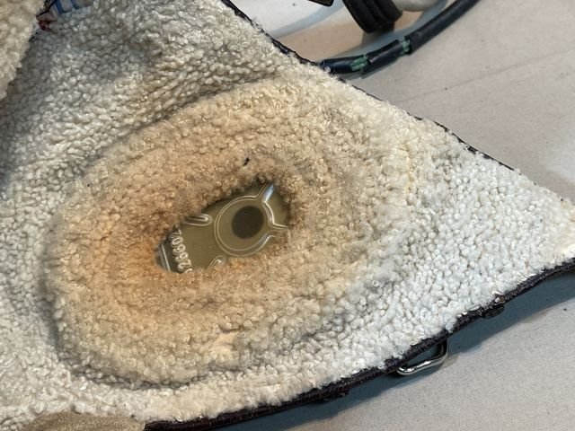 Original WWII German Luftwaffe Winter Flight Helmet, Size 54 — image 37