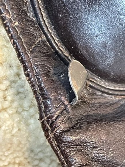 Original WWII German Luftwaffe Winter Flight Helmet, Size 54 — image 9