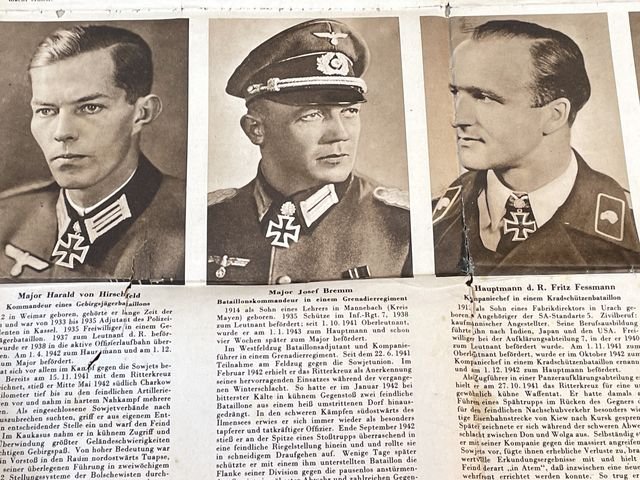 Original WWII German They Wear the Oak Leaves Poster, Sie tragen das Eichenlaub — image 4