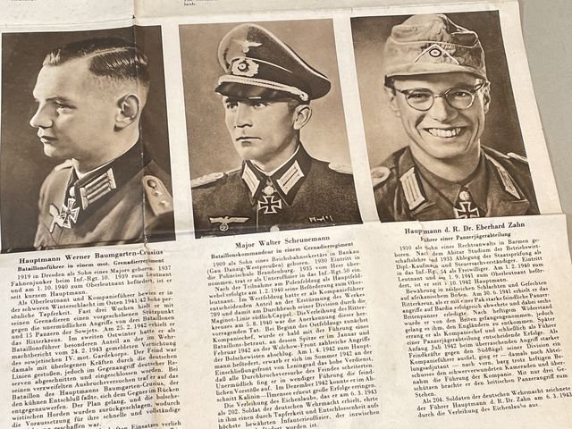 Original WWII German They Wear the Oak Leaves Poster, Sie tragen das Eichenlaub — image 6