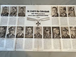 Original WWII German They Wear the Oak Leaves Poster, Sie …