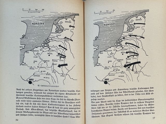 Original WWII German Our Fight in Holland Belgium Flanders Book, Unser Kampf — image 13