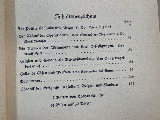 Original WWII German Our Fight in Holland Belgium Flanders Book, Unser Kampf — image 8